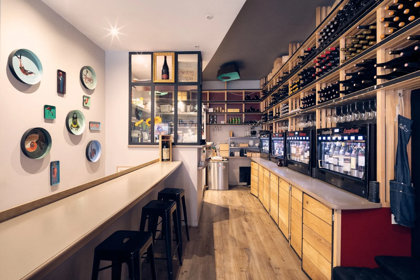 Le 5 Wine Bar Toulouse – salle voûtée en briques