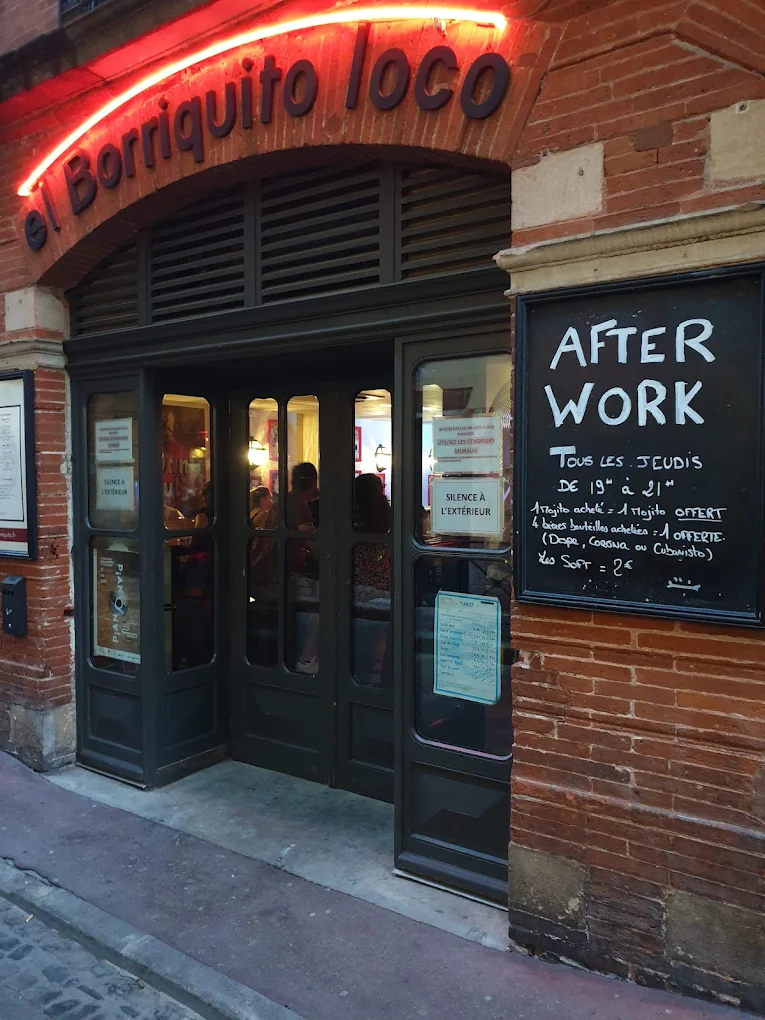 Le Borriquito Loco Toulouse – façade rue des Paradoux